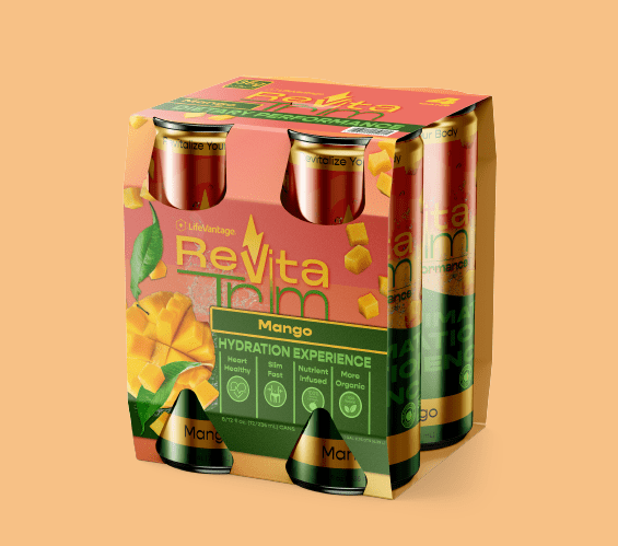Revitatrim Mango Flavors 4 Pack Packaging