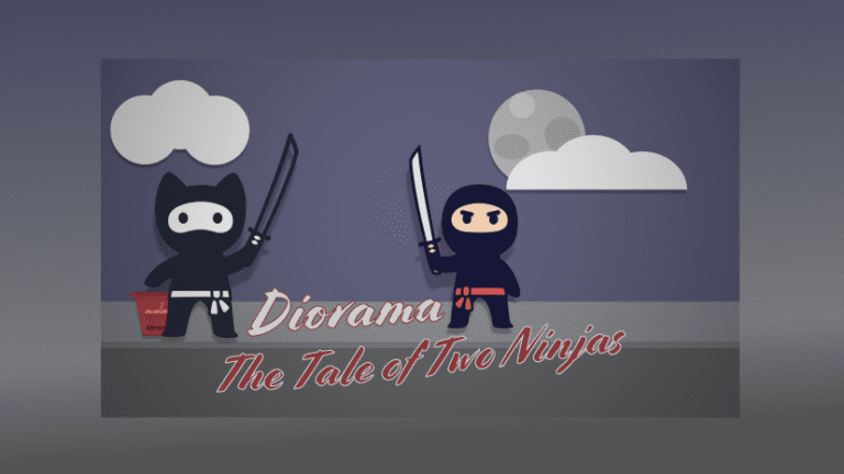 Diorama – The Tale of Two Ninjas –  The Process